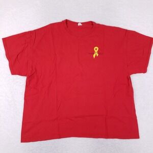 JERZEES Southwest Airlines Support Our Troops T-Shirt XL Red Vintage USA Promo